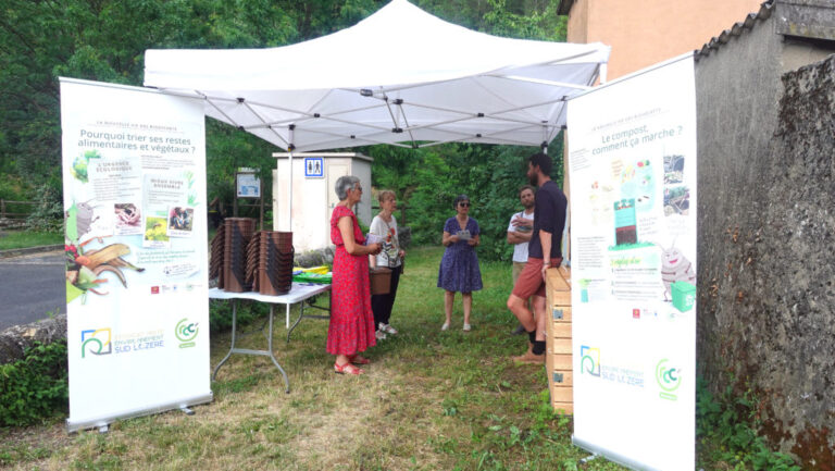 Inauguration du deuxième site de compostage partagé de Florac