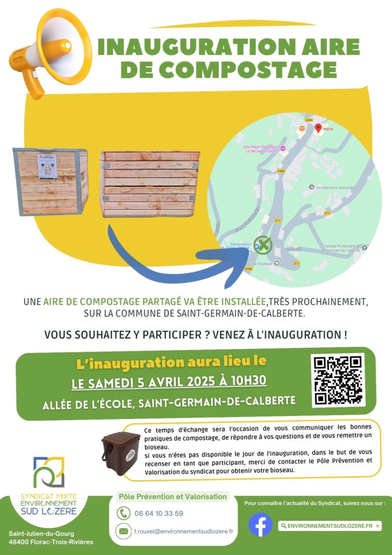 INAUGURATION ACP – SAINT GERMAIN DE CALBERTE