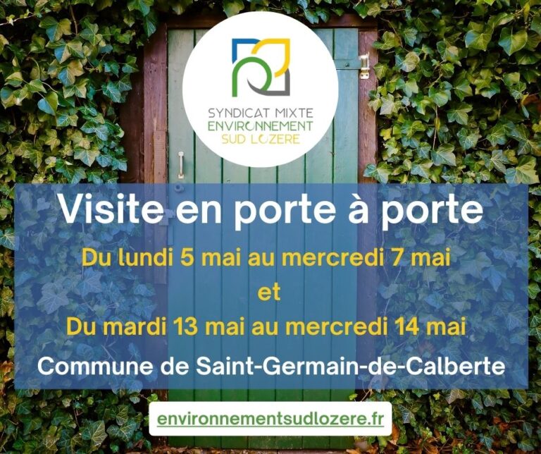 *** Visite en Porte à porte sur la Commune de Saint-Germain-de-Calberte ***
