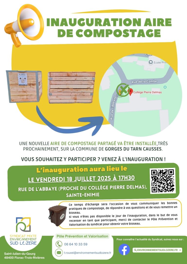 INAUGURATION ACP 011 – SAINTE ENIMIE