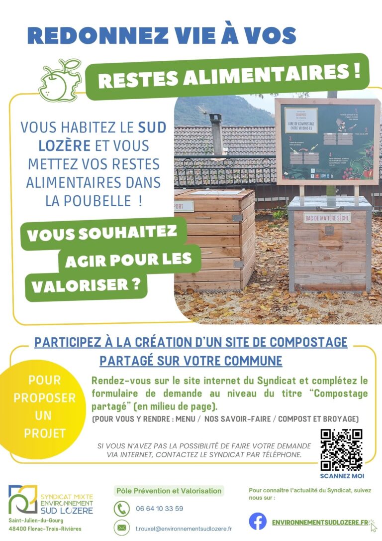 REDONNEZ VIE A VOS RESTES ALIMENTAIRES !