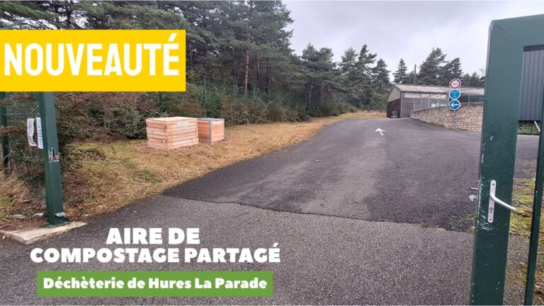 🆕NOUVELLES AIRES DE COMPOSTAGE PARTAGE – DECHETERIES DU PONT DE MONVERT, DE HURES LA PARADE ET DE SAINT-CROIX VF✅